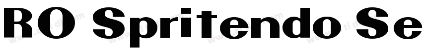 RO Spritendo SemiBol字体转换